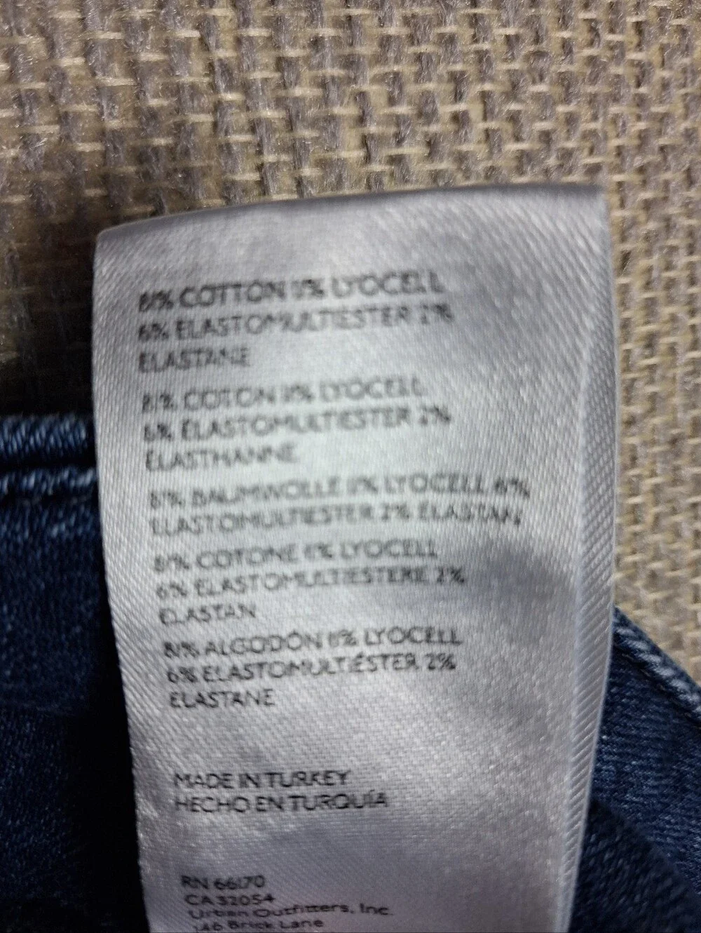 Maeve By Anthropologie The Colette Shorts Size 31 Blue Denim Dark Wash High Rise - Picture 4 of 7